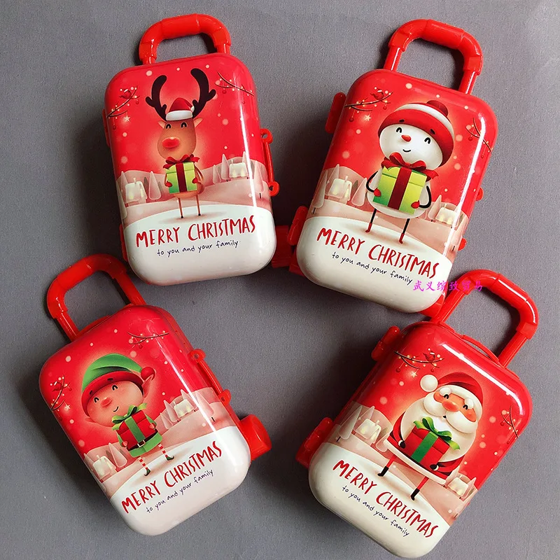 Doll House Accessories Mini Travel Suitcase Hardside Play Set Upright Luggage Candy Box Coin Storage Boxes M3443