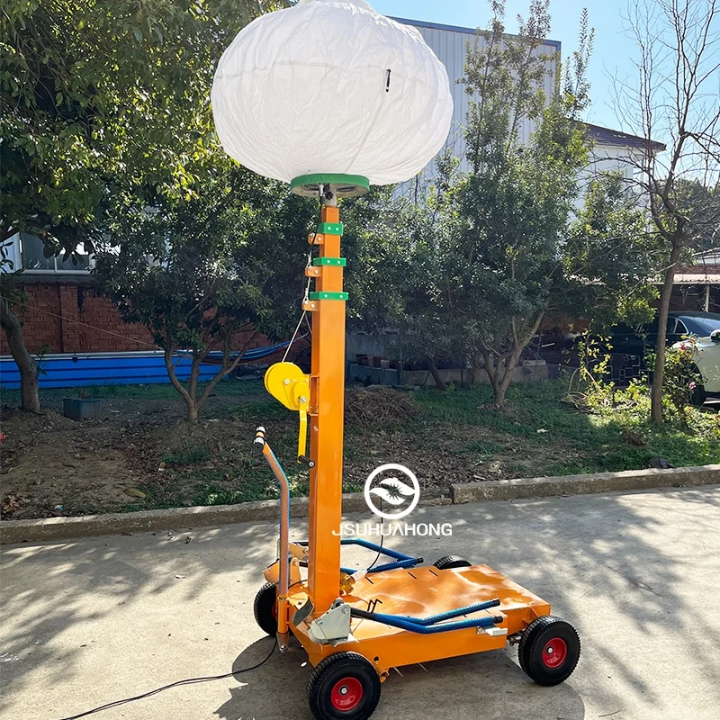 New Model Pushcart Type Lunar Lamp Led Track Light 1000 watts Portable Lighting Tower