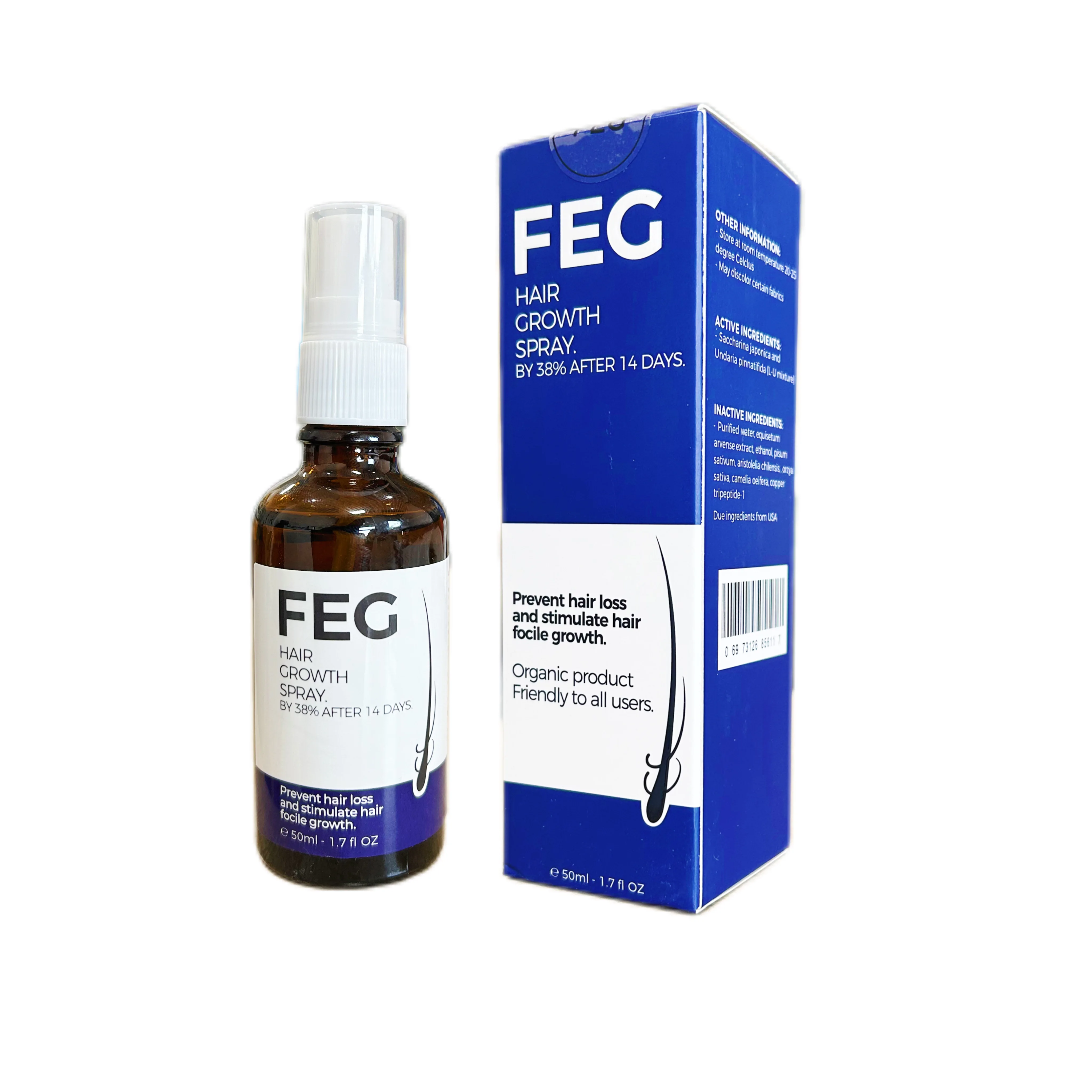 FEG Organic Anti Hair Loss Hair Growth Oil feg hair growth spray