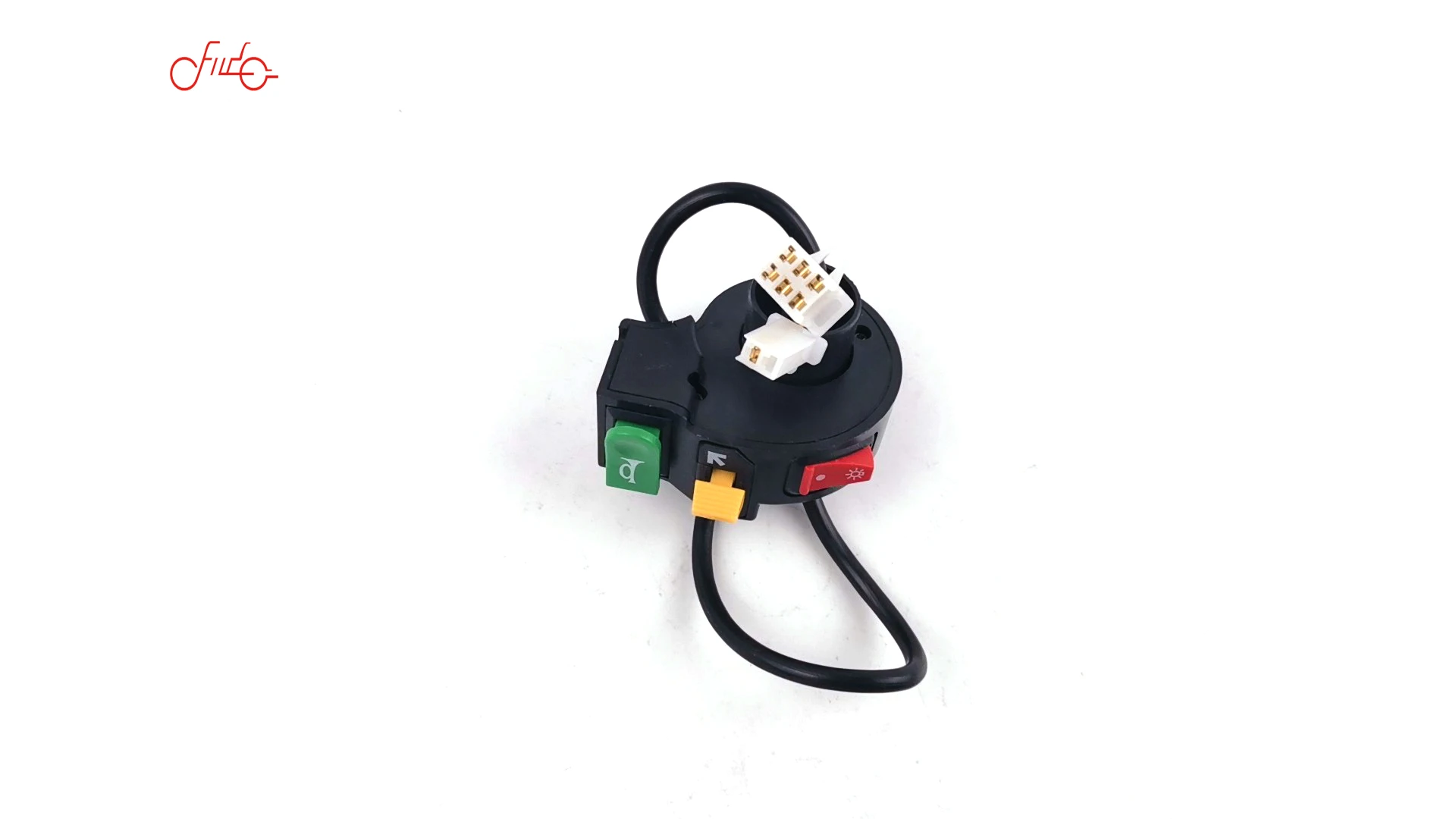 3 in1 Motorcycle Switch Electric Bike Scooter ATV Quad Light Turn Signal switch Horn ON/OFF Button for 22mm Handlebars Motorbike