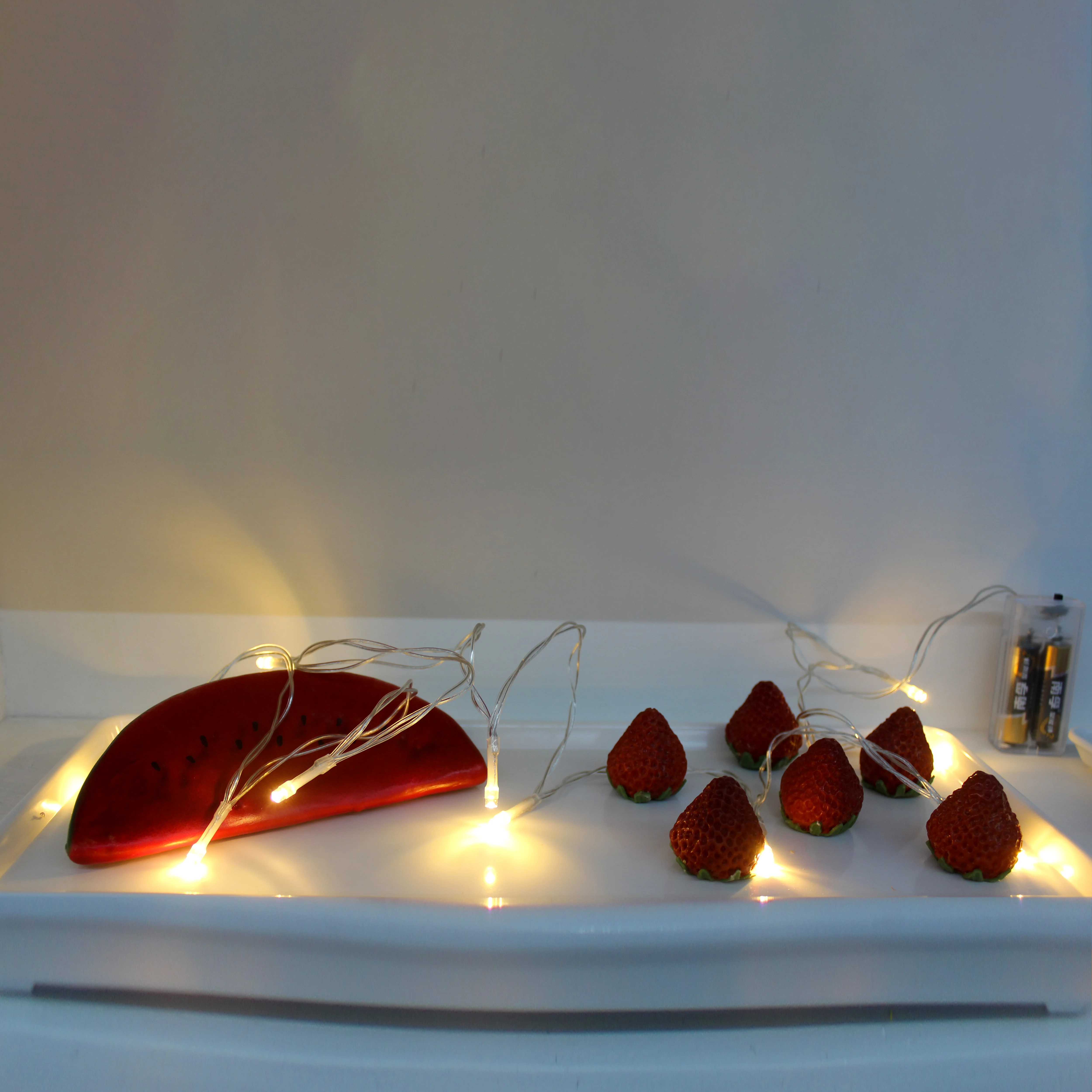  LED String Lights Christmas Decorations 100 Powered Warm White Copper