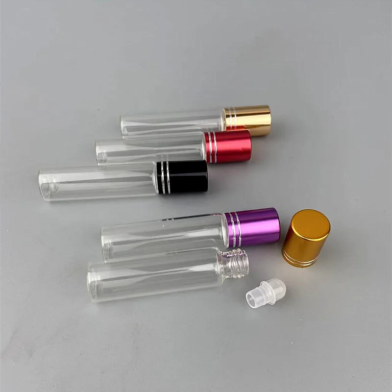 5ML Perfume Bottled Roller Bead 10 High-end Portable Sample Empty Glass Essence Oil