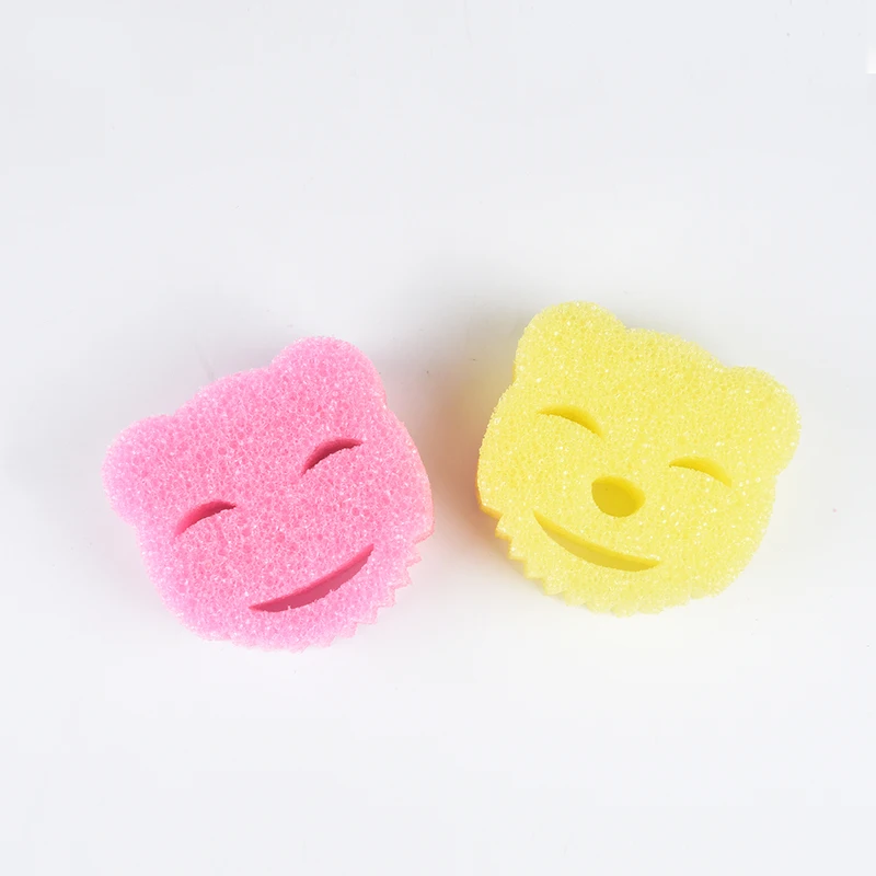 2PK Household tools cleaning dish sponge Temperature Sensitive Scrub Sponge for kitchen