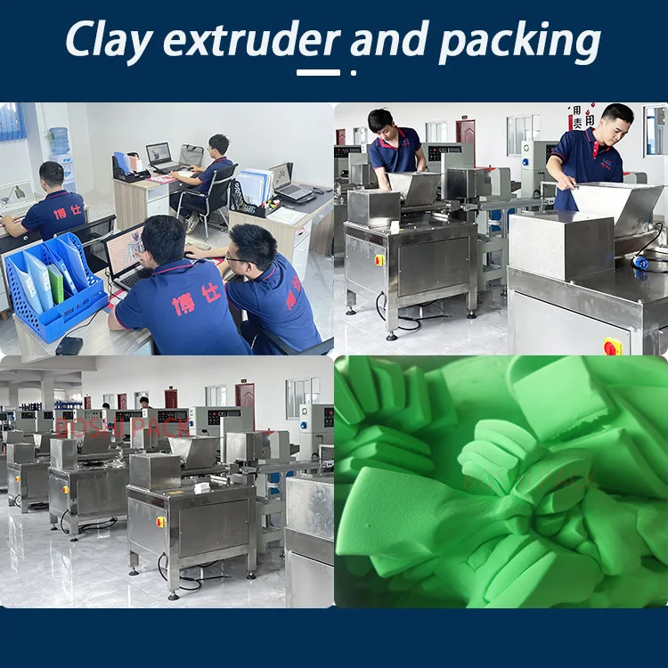 Cutting machine for plasticine extruder machine energy bars playdough play dough clay extruder machine