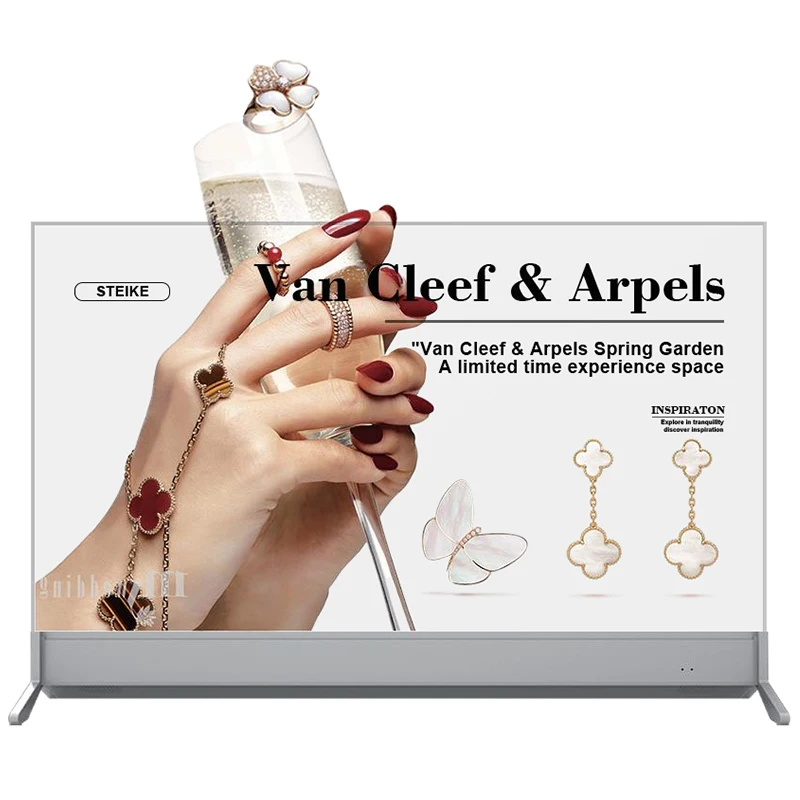 30 inch tv oled transparent Organic LED monitor digital signage and displays high light tv oled