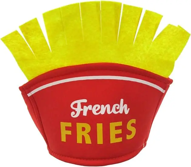 Funny Halloween Cosplay Hat Carnival Theme Party Children Props Headwear Cap Decoration Supplies French fries Food Hat
