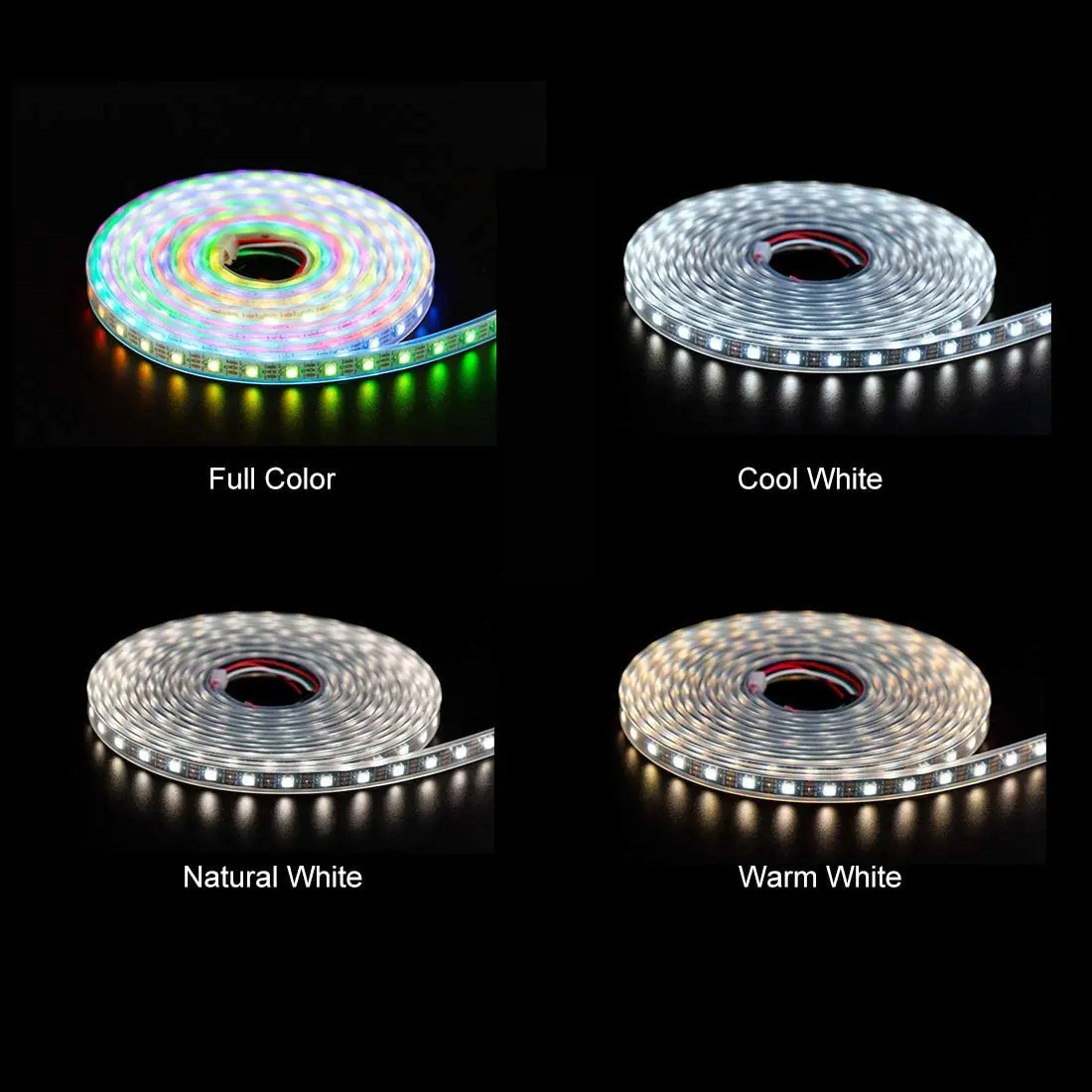 SK6812 RGBW Led Strip Light 4 in 1 Similar WS2812B IP30 65 67 5V 1m 5m 30 60 144 LEDs Individual Addressable RGBWW Led Lights