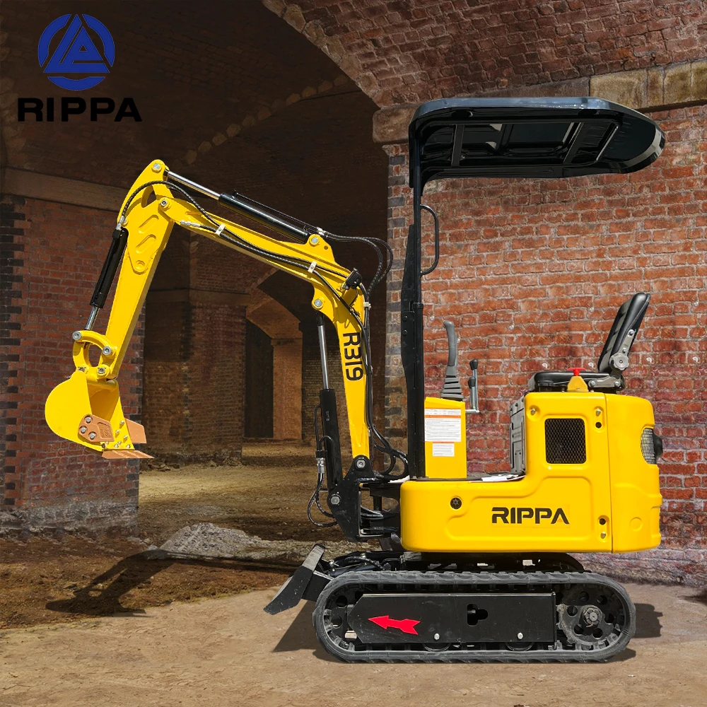 New Small Excavator Price 1 Ton Mini Excavator Digger Hydraulic Small Micro Digger Machine