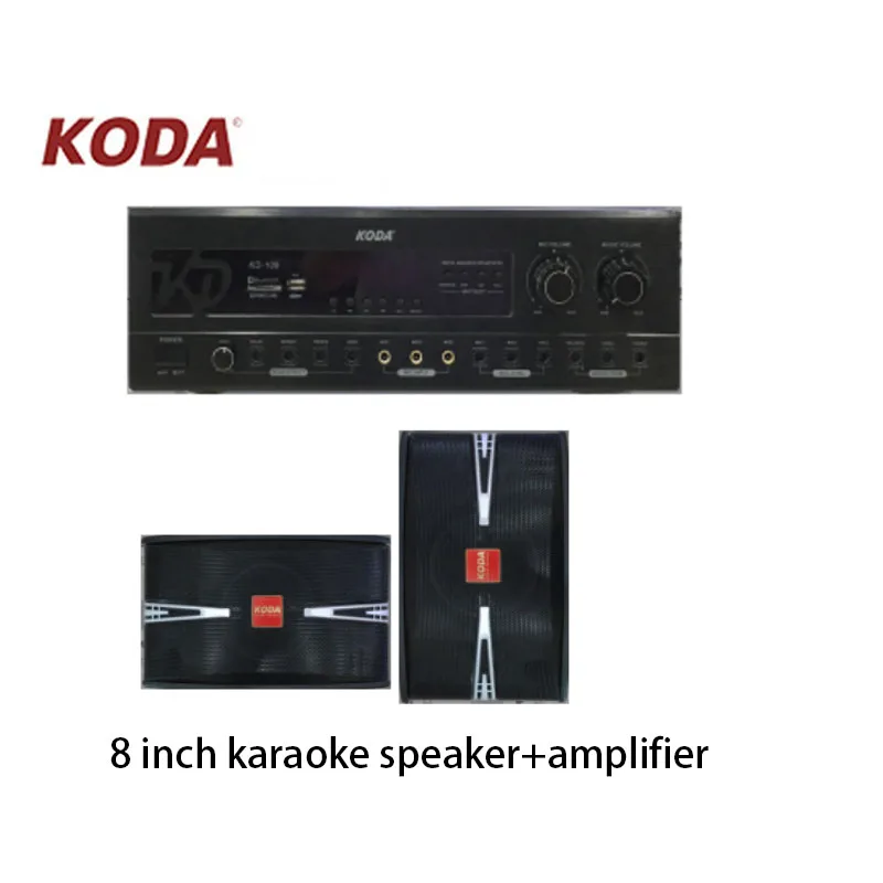 KY-100A 8inch karaoke speaker and amplifier professional audio