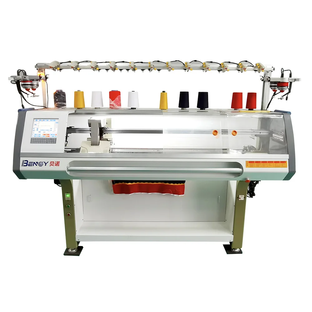 New Textile 3.5 Gauge Fleece Fabric Knitting Machine With Industrial Tablet PC