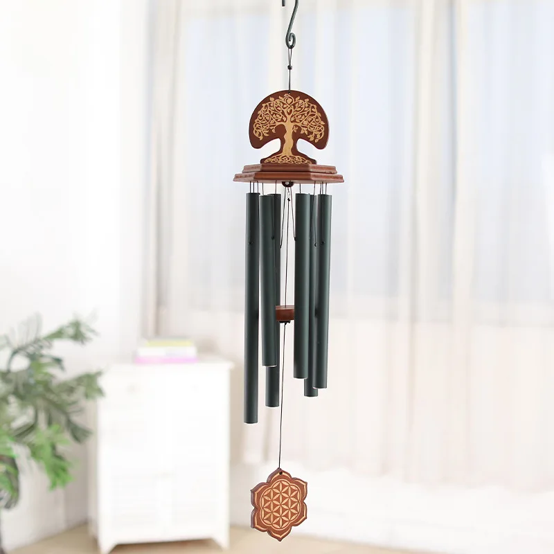wooden wind chime