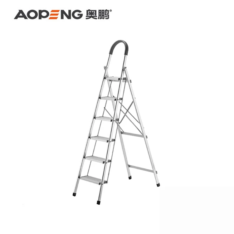 5 step aluminum household compact step ladder folding laddder with high quality AP-2404