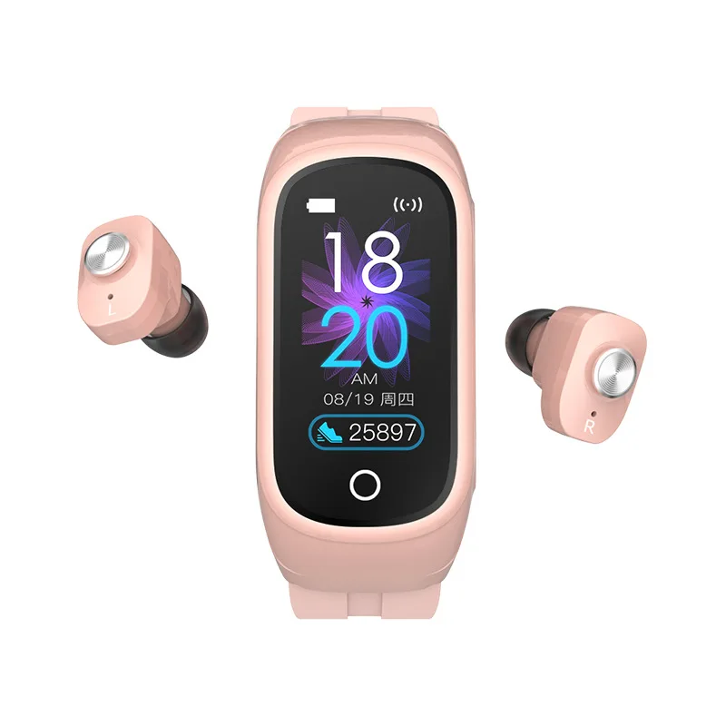 Smart Watch Earbuds 2 in 1 Tws Earbuds  2in1 Reloj With Earbuds Noise Smart Watch Smart Watch Bands & Accessories