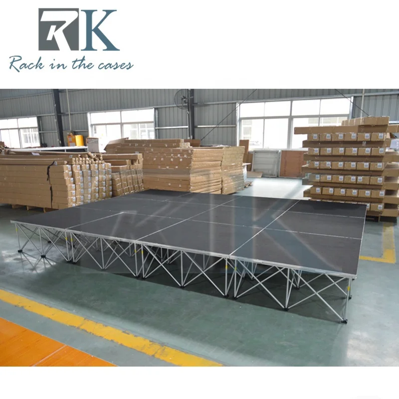 customized special effects stage DJ desk popular indoor/outdoor stage decoration wholesale portable mobile folding concert stage