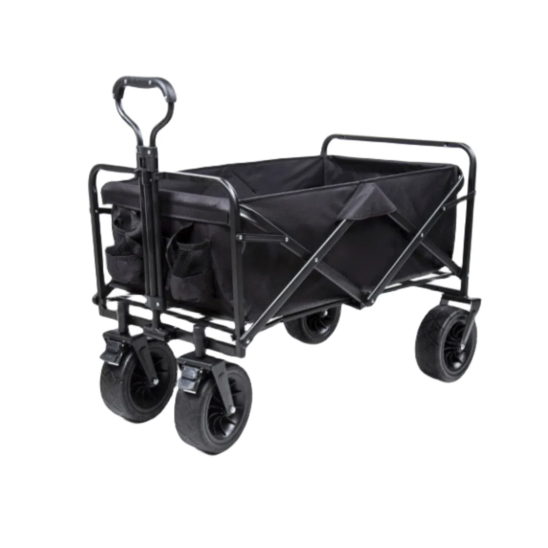 Customized Aluminium Alloy Hot Sale Portable Foldable Picnic Cart Camping Wagon Trolley Outdoor Cart