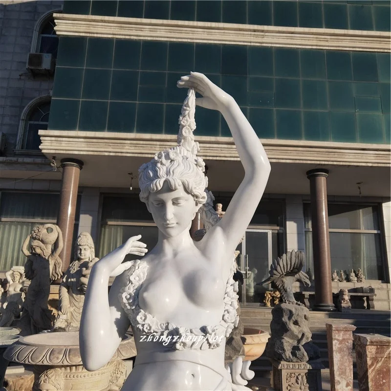 Life Size Western Sexy Nude Woman Marble Lady Girl Statues