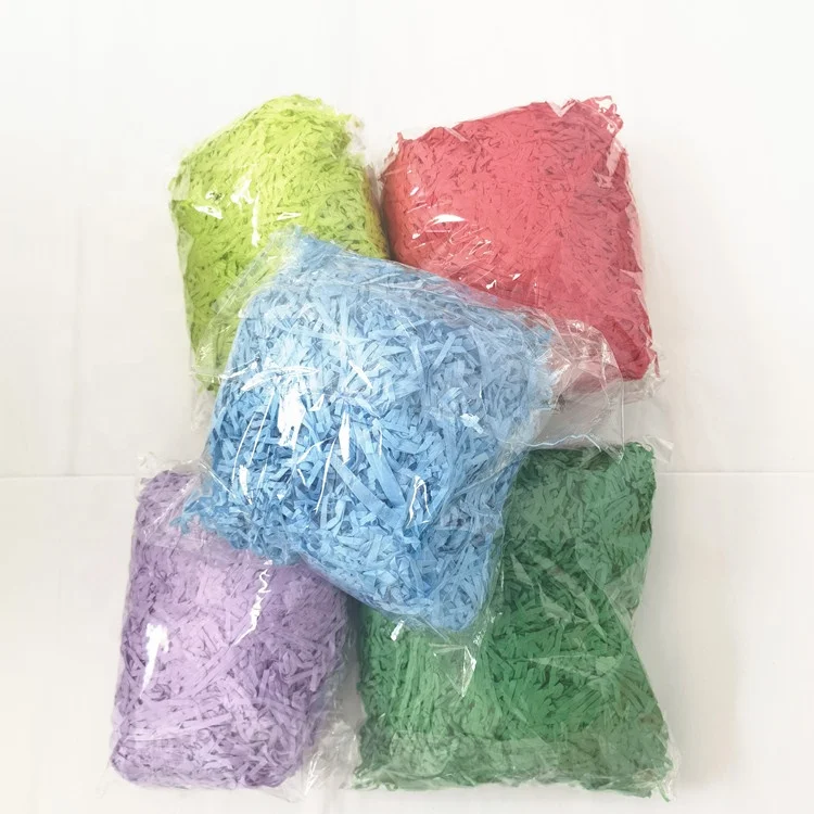 Gift Boxes Filing Package Colorful 17gsm Decorative Shredded Paper filler