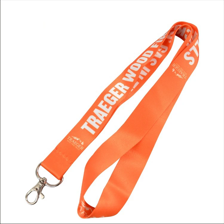 Factory customized new key lanyard neck rope, nylon polyester lanyard with logo