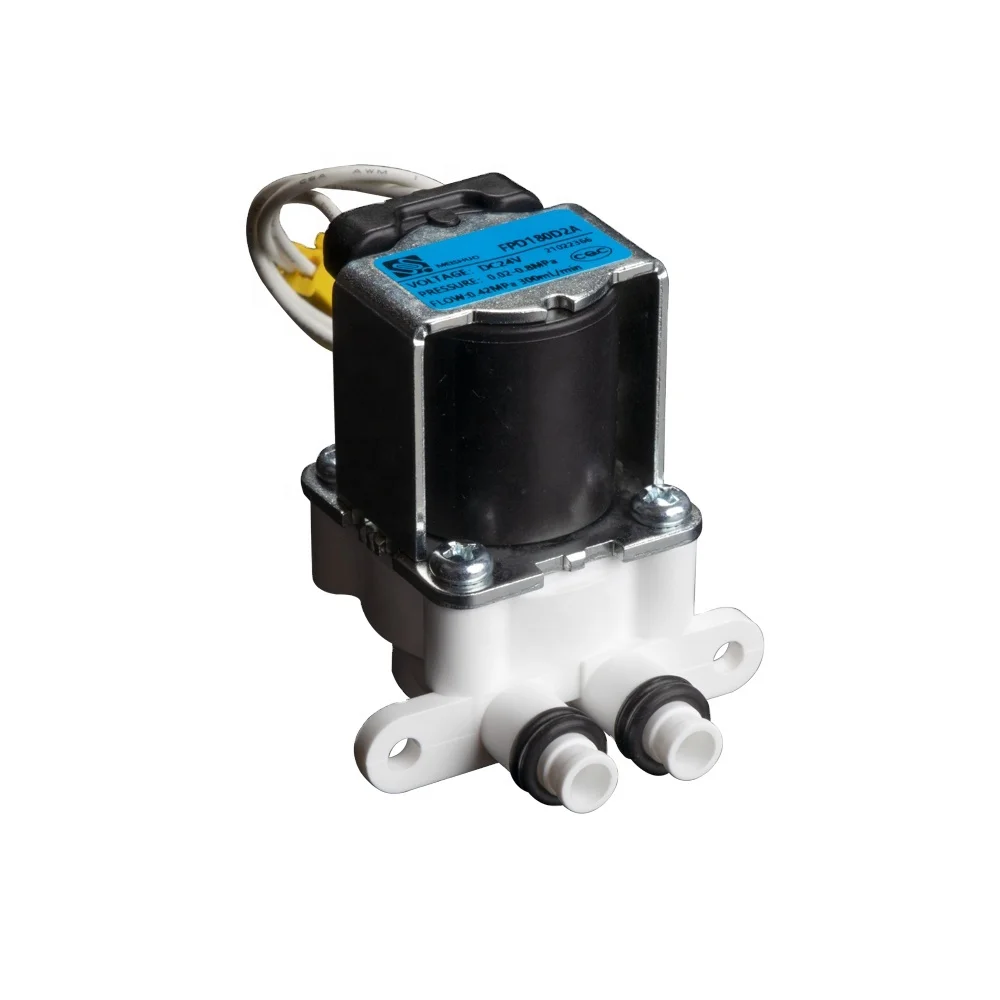 MEISHUO FPD180D2A 7mm Plastic Water Solenoid Water Valves For Intelligent Sweeping Robot