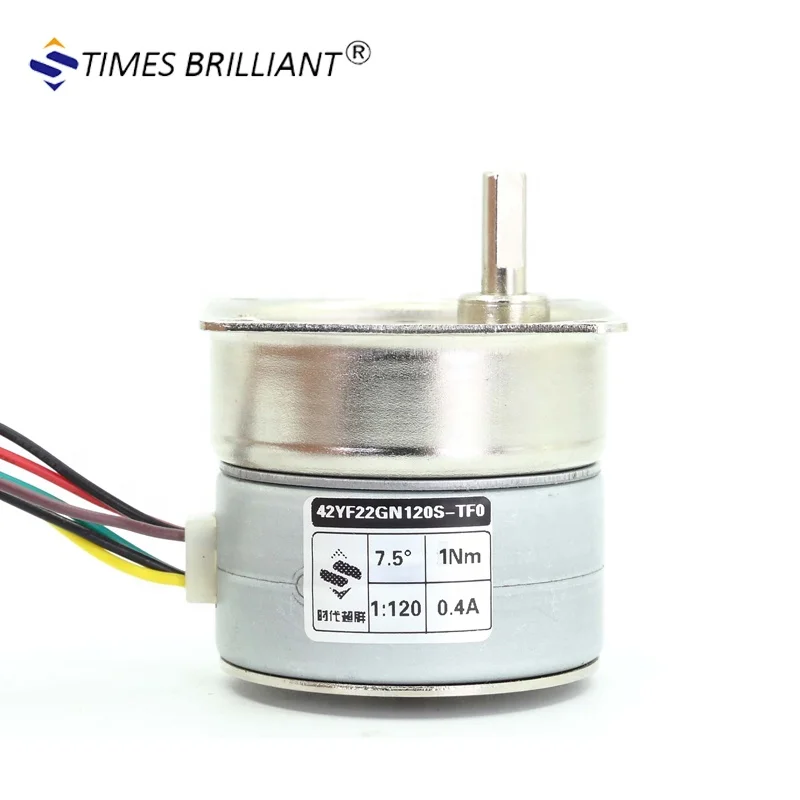 china ratio 1:120 low speed high troque 1Nm 12V reduction motor Nema17 Permanent magnet geared stepper motor