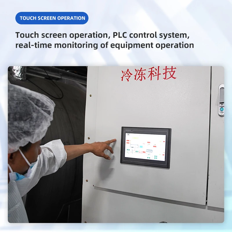 Commerical vegetable vacuum pet food  meat fruit large freeze dryer machine 2000kg freeze drying machine