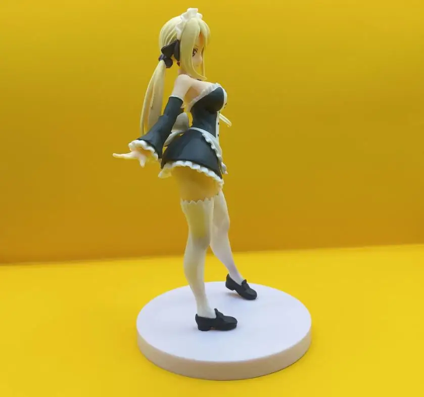 4 Styles Toys Manga Figurine Fairy Tail Lucy Sexy Girls Miss Maid Outfit Cartoon Model Statues PVC Anime Figure