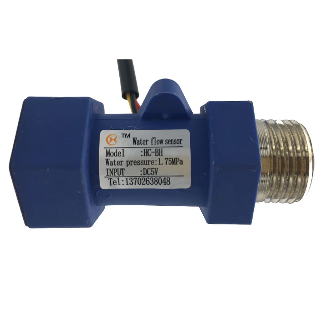High efficiency water flow rate liquid pressure flow sensor