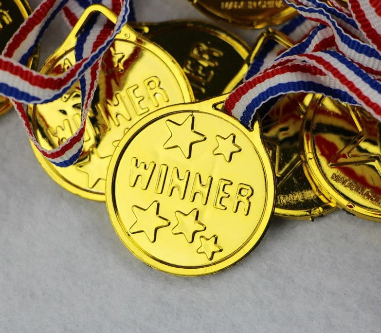 Hot Seal Plastic Winners Souvenir Medals Sports Day Party Prize Accessories Kids Party Fun
