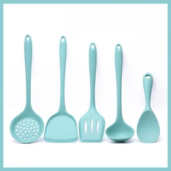 5/6PCS/Set Cream Scraper DIY Bread Cake Butter Spatula Mixer Oil Brush Non-stick Kitchen Baking Tool Silicone Spatula