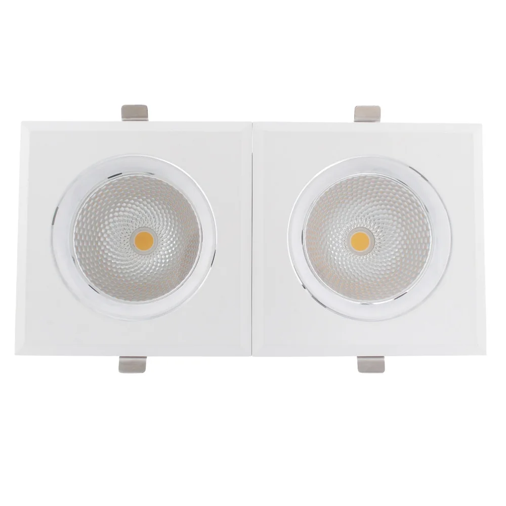 SAA/CE dimmable cob led downlight with beam angle 45 degree