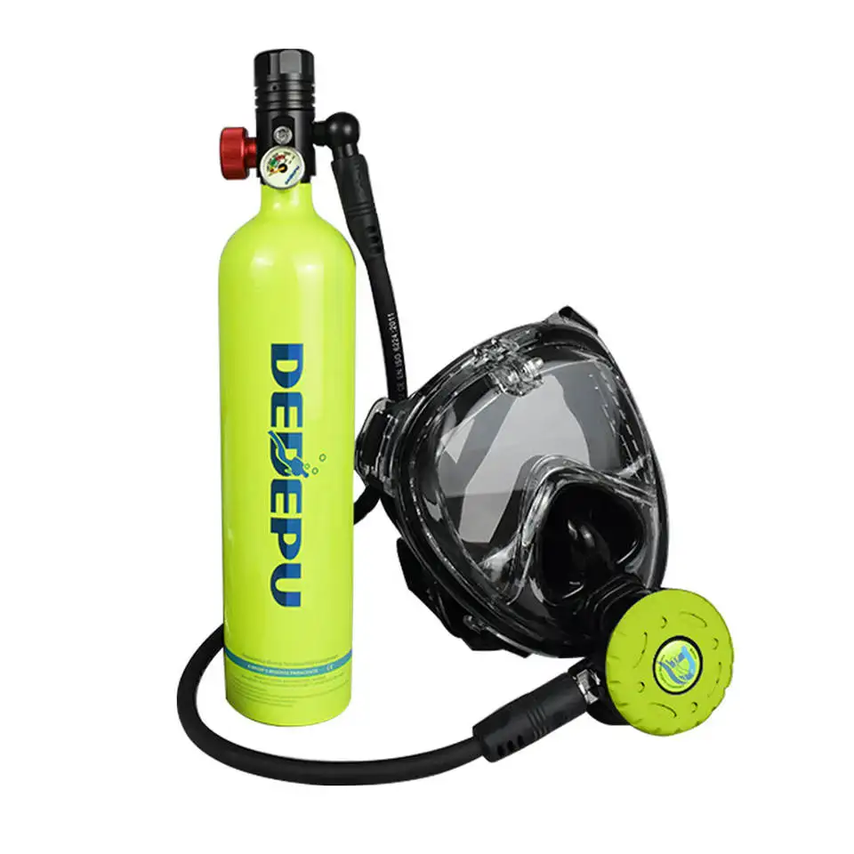 Diving Equipment Suit 200BAR 1000mL Mini Scuba Tank equipment Empty Cylinders with Support 15-25 Minutes Capability