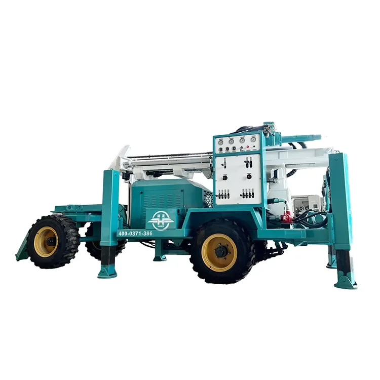 Top Selling 200M Diesel Hydraulic Lifting Borehole Water Well Drilling Rig HFJ260T Water Well Drilling Rig For Sale