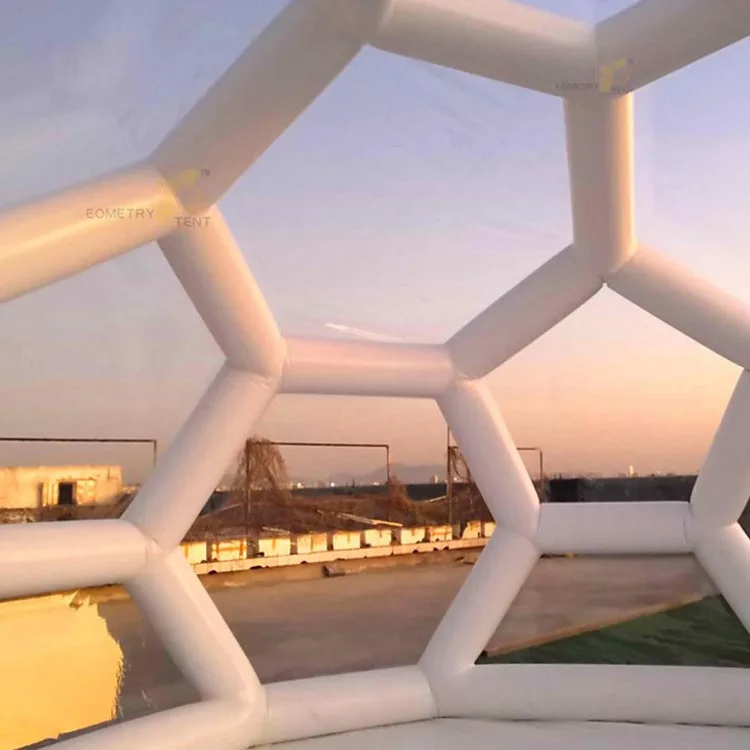 Outdoor  Camping Hotel Custom size and shape Advertising Inflatable Bubble Party Clear Dome Tent