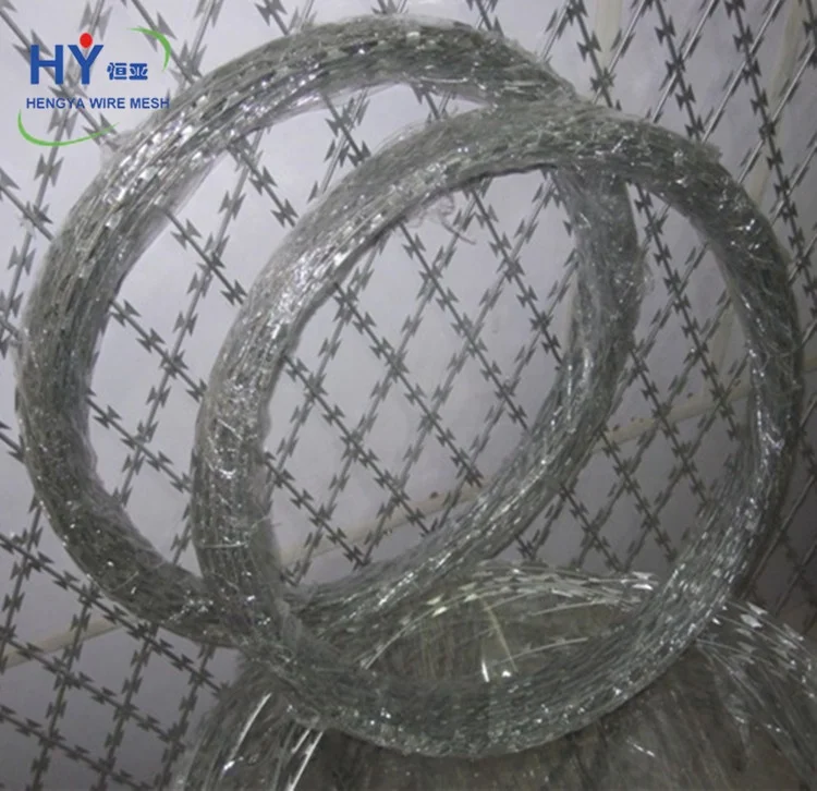 Hot Dipped Galvanized Weight Cheap Barbed Wire Steel Surface Coil Material Origin Type Razor Product Place Model Points PHS HEB
