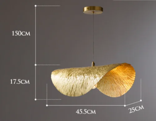 Nordic lotus chandelier personality creative art light luxury lighting designer bar restaurant clothing store chandelier