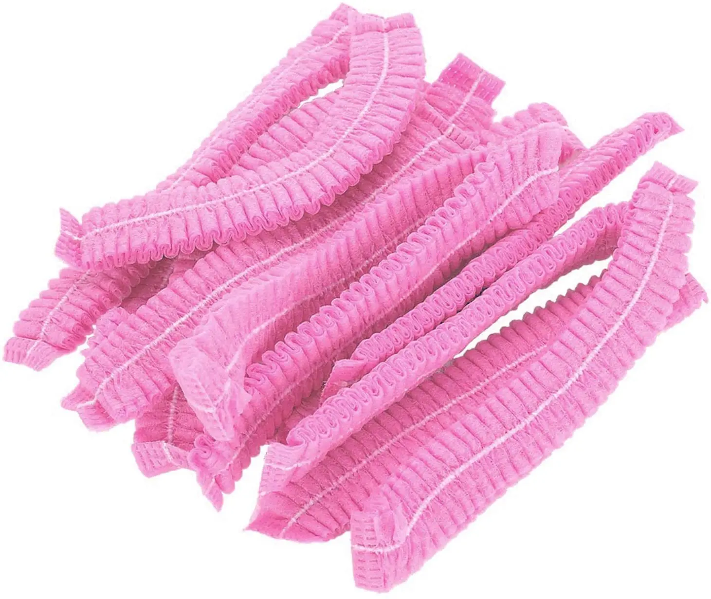 Disposable PP Non-Woven Strip Clip Cap Bouffant Head Cover
