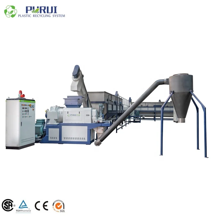 High productively film recycling washing system