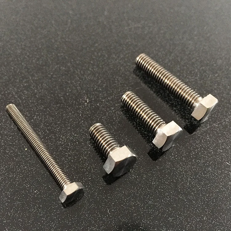 Factory supply m5 m6 m8 m10 titanium hex bolt