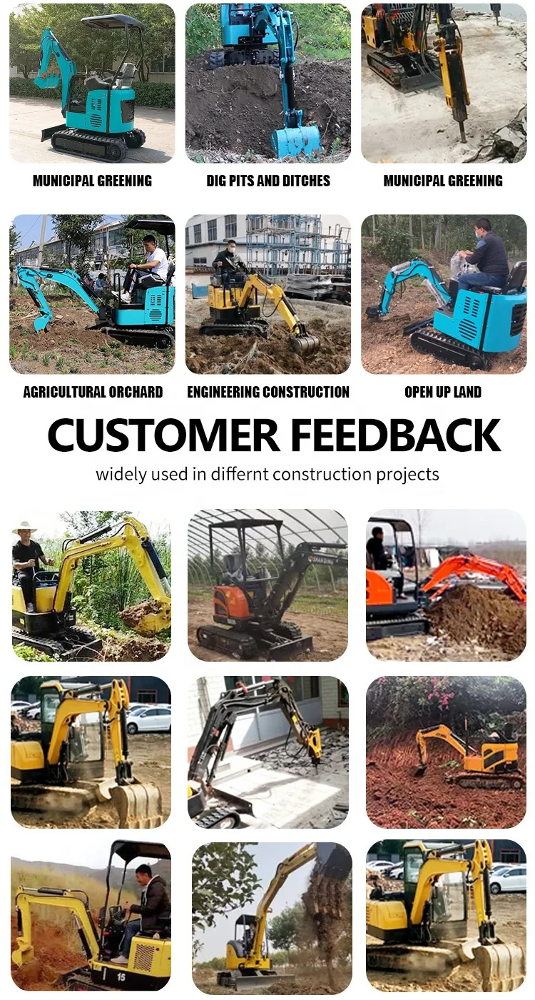 Crawler Excavator Easy Operation Crawler 2 Ton Mini Excavator With Double Cylinder Towable