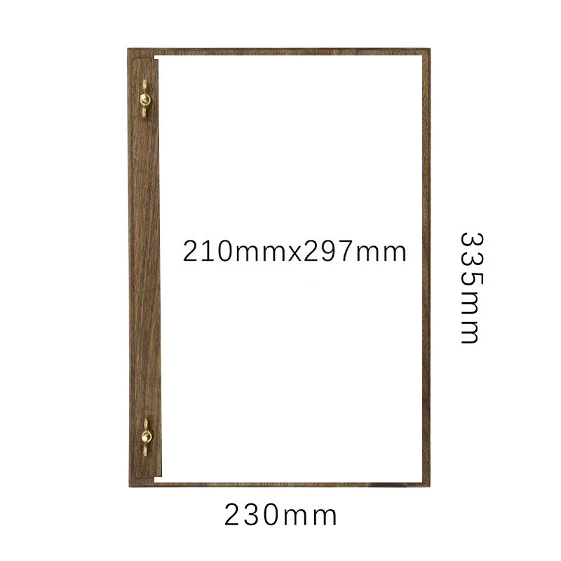 Modern Style Hardboard Office Clipboard Low Profile Menu Board Square/Rectangle Shape for Hotels and Bars Made from Paper