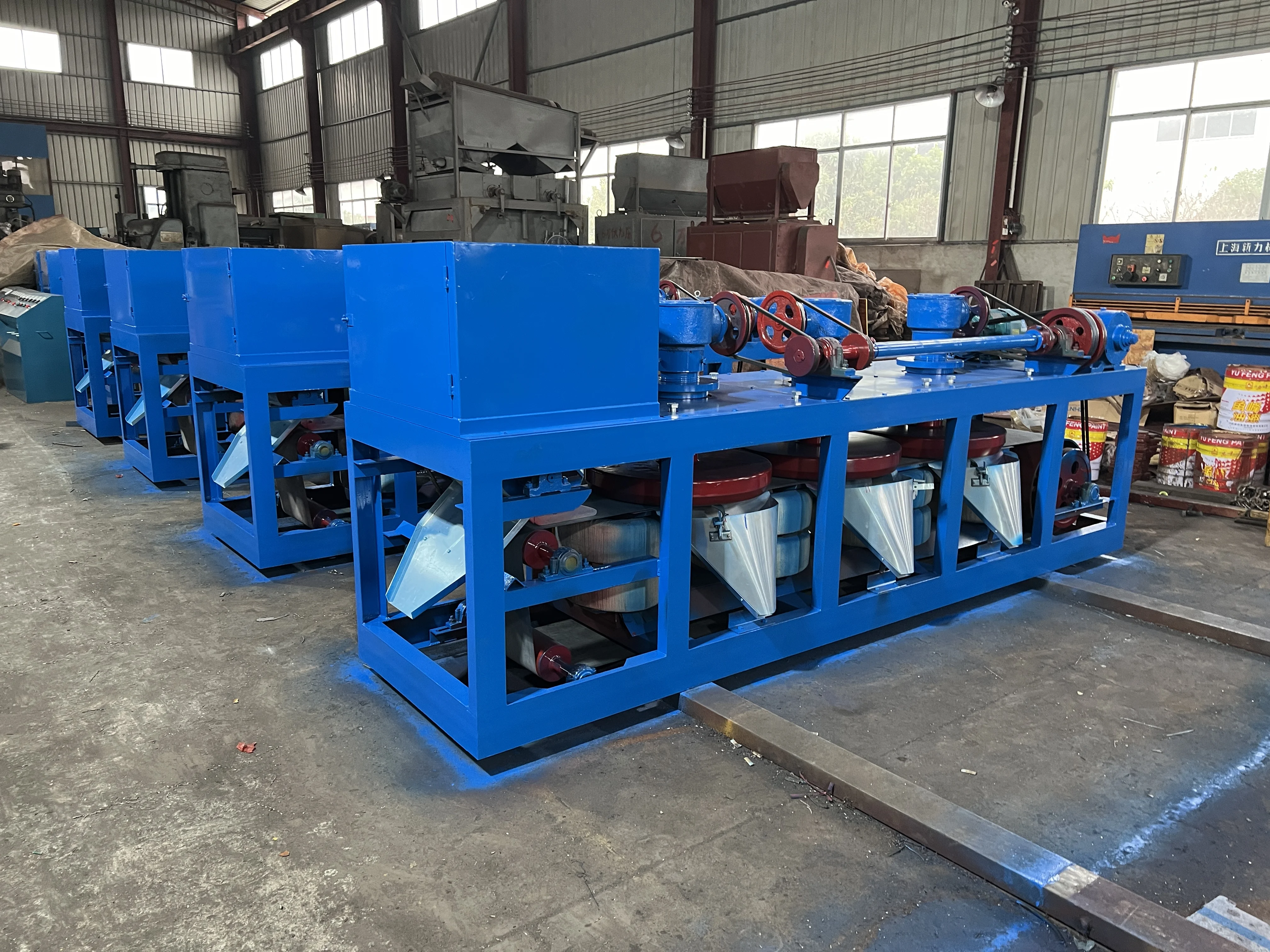 3 Disc Magnetic Separator Monazite/Zircon/Iron 18000-20000GS Mining Dry Magnet Separator Machine