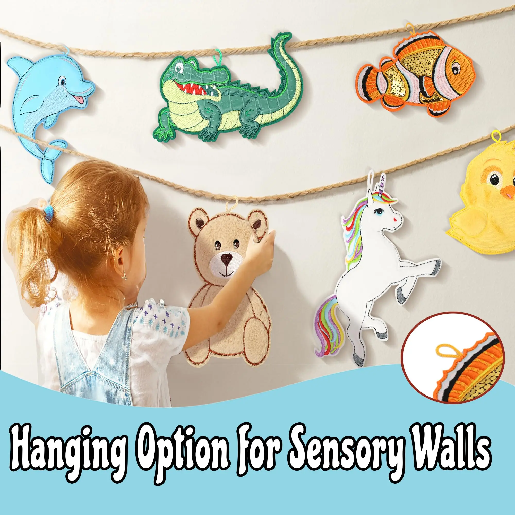 Sensory Processing Disorder Educational Textured Tactile Mini Sequins Sensory Play Mat For Autistic Kids Children