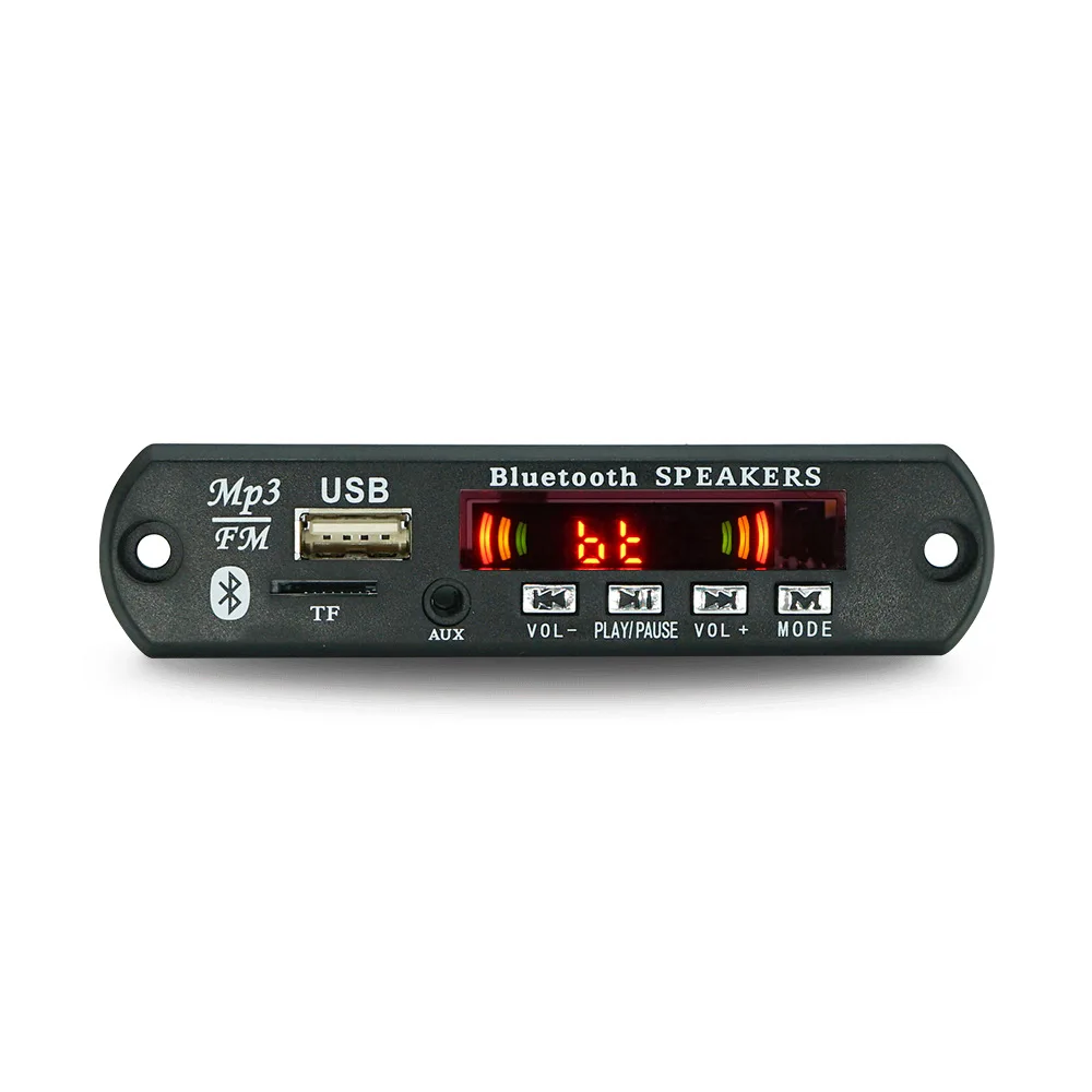 Wireless Bluetooth 5.0 MP3 WMA Decoder Board Car Audio USB TF FM Radio MP3 Bluetooth Player
