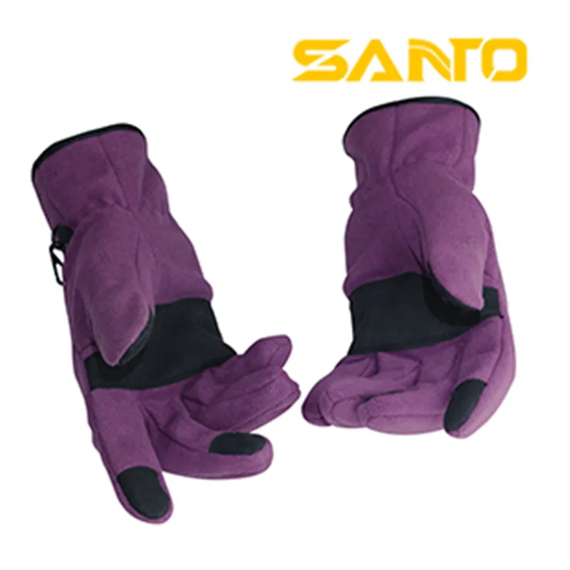  Custom Non Slip Full Finger Waterproof Ski Gloves Snow Winter Touch Screen Climbing