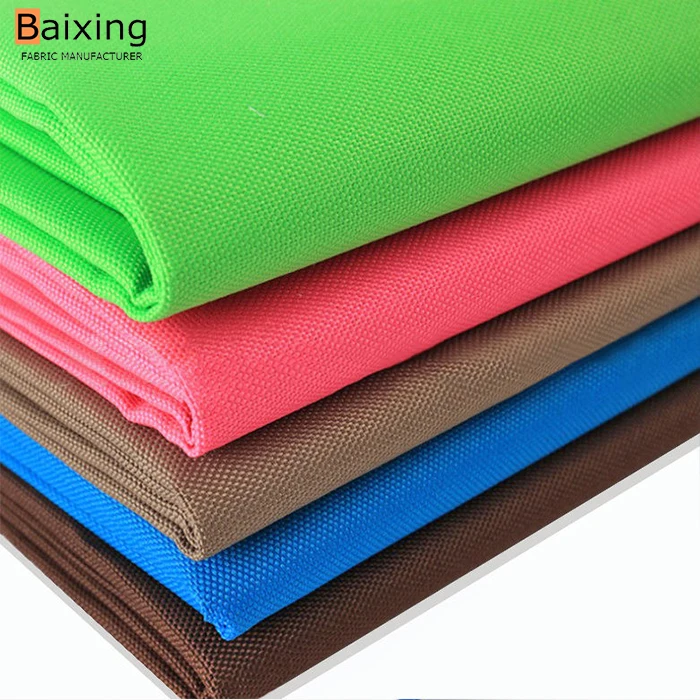 China manufacturer heavy 1000d cordura waterproof polyester oxford luggage bag fabric material with PU PVC coating