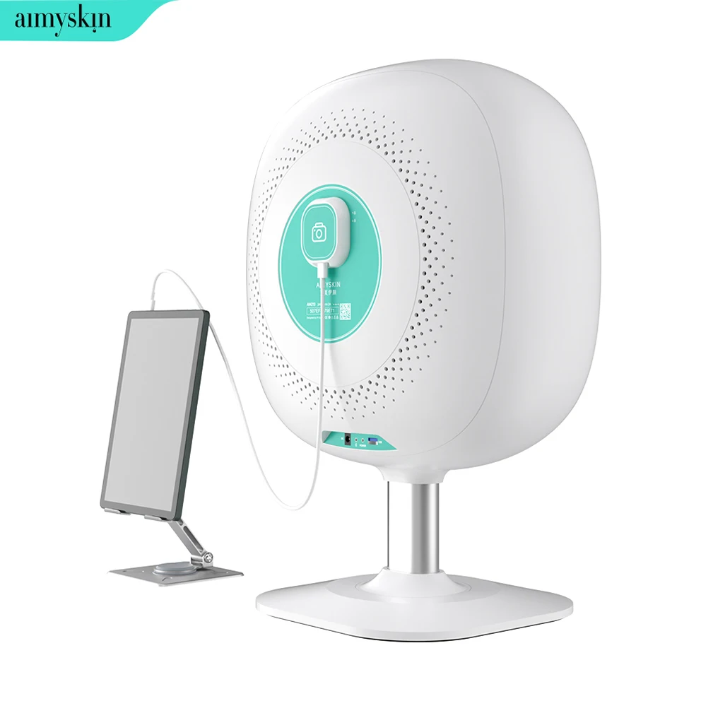 Newest 3D Face Test Skin Analyzer Machine New Invention for Beauty Salons Targets Nose with UK & ZA Plugs