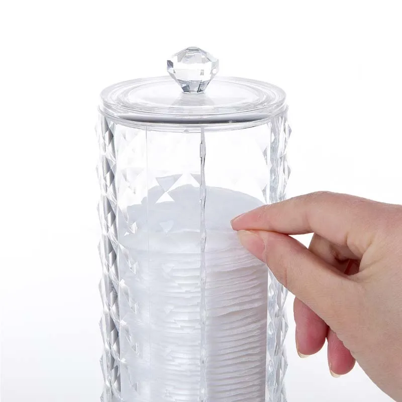 Hotselling Bathroom Cosmetic Makeup Cotton Round Pad Holder