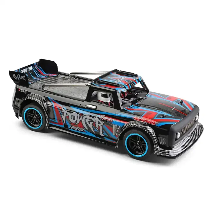 New Trending WLtoys 104072 RC Car 1:10 Brushless 60KM/H High Speed Car Electric Four-Wheel Drive Flat Sports Car Vehicle Model