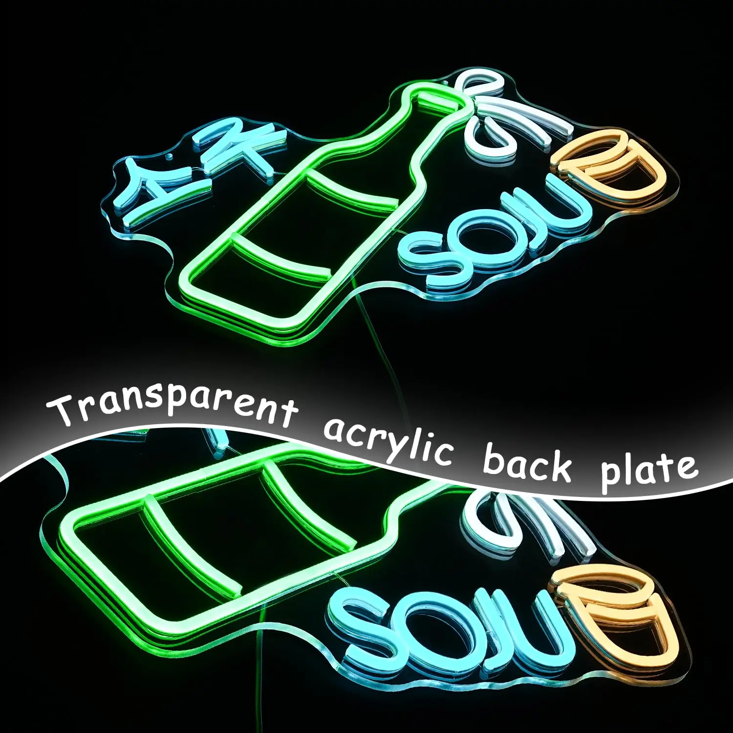 Soju Neon Sign Korean Soju Neon Light Soju Glass LED Neon Light Korean  Kitchen Restaurant Wine cellar Decoration