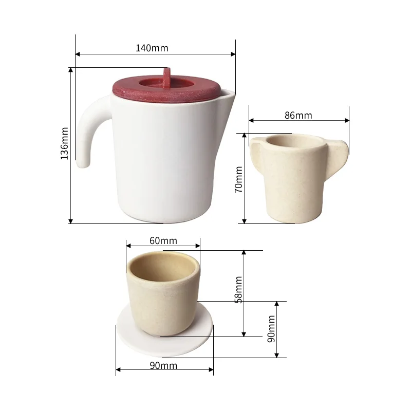 Milk Jug Montessori Toys Wooden Stacking Diy Toys Kid Pretend Wooden Toys Kids Early Educational Learning for Children Gift